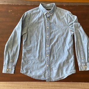 Banana Republic chambray long sleeve button down